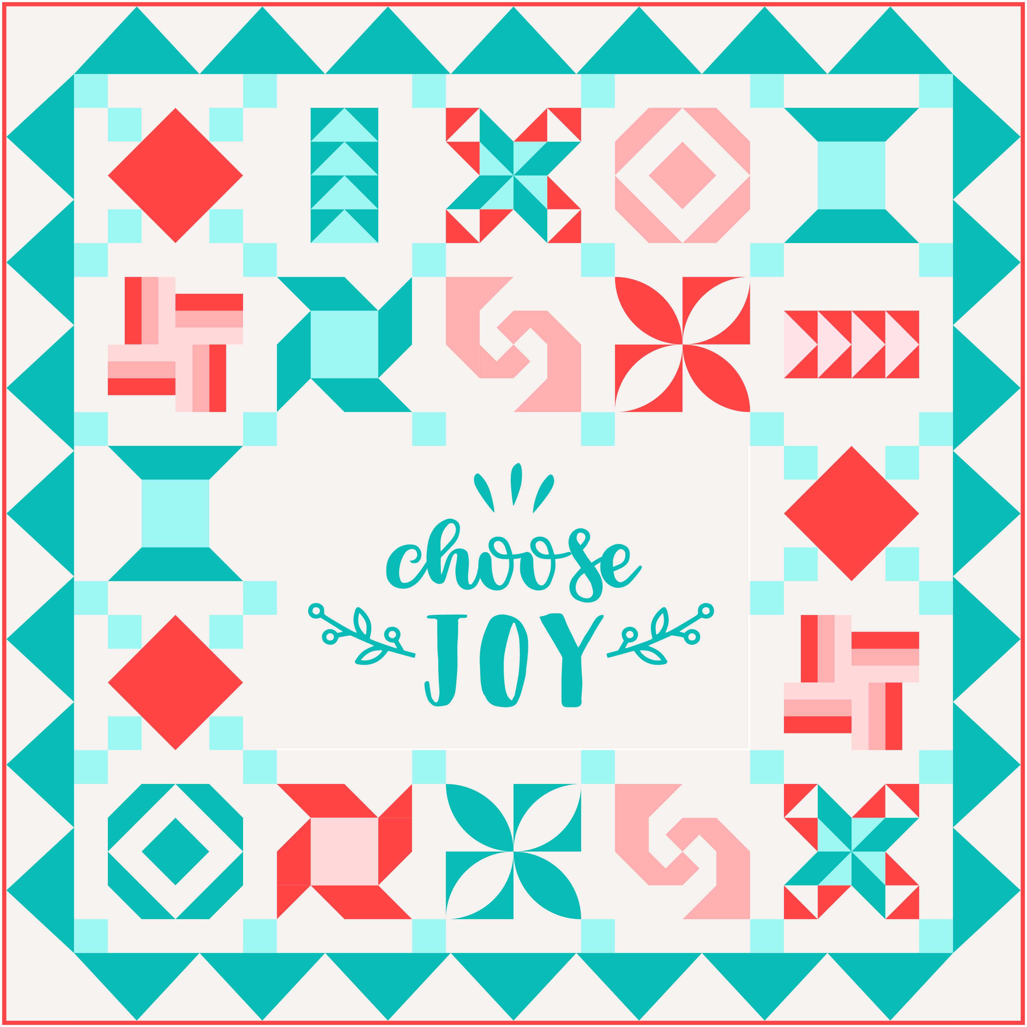 Choose Joy Online Block of the Month Quilt!